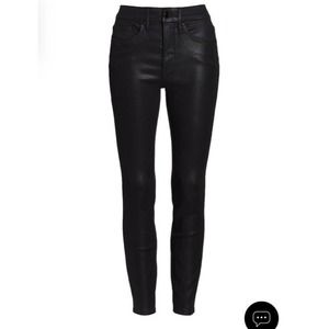 GOOD AMERICAN Good Legs Coated High-Waisted Skinny Jeans 0/25